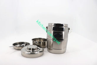 caixa de aço inoxidável de 1.0L Bento, ECO - recipientes de alimento de aço de FriendlyStainless