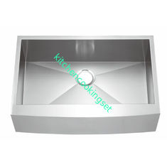 Satén lujoso rectangular de la capacidad grande de los fregaderos de cocina del acero inoxidable acabado