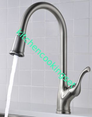 De aangepaste Moderne Chrome-Tapkranen van de Badkamersgootsteen, kiezen Tapkraan van de Handvat de Roestvrije Gootsteen uit