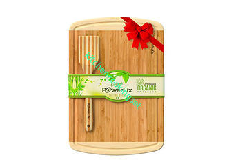 Bambu antimicrobial placa de corte de 3 partes, bloco de desbastamento de madeira do grande tamanho