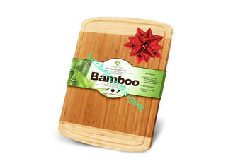 Não da cor de bambu da placa de desbastamento 2 do bloco de madeira da vara projeto original moderno