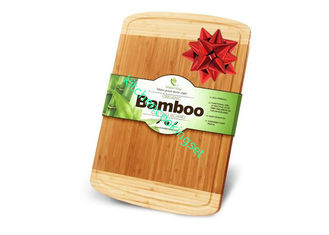 A favor do meio ambiente aprovado de bambu personalizado de FDA da placa de corte