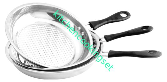 Ensemble de batterie de cuisine antiadhésive pour la maison, solide et résistant à la rouille, épaisseur 0,55 mm