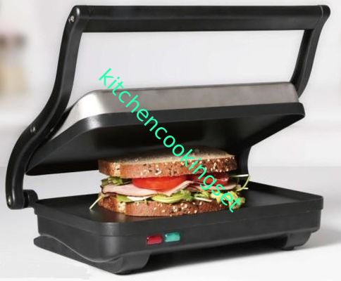 26x17cm 2 شرائح المنزل بانيني الشواية مع الأسلحة الألومنيوم يموت الصب شهادة CETL