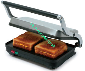 Fatia home elétrica da grade 2 dos SS Panini para o tipo de cozimento mais rápido de 120V/1000W 230V/1000W