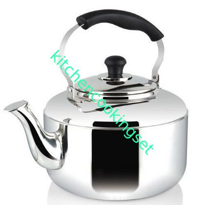 Chaleira de chá de assobio de aço de poupança de energia de Tainless, chaleiras de assobio dos bules