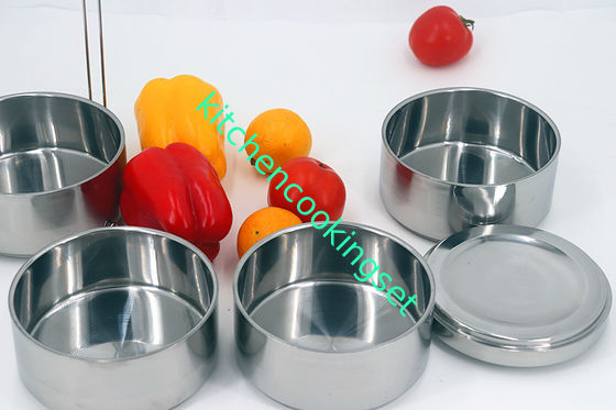 2 - 4 camadas de recipiente de alimento de aço inoxidável ECO da lancheira 14cm -16cm - amigável