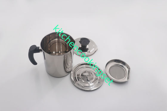 1.3l / copo de café 1.6l de aço inoxidável com tampas, copos de chá de aço inoxidável