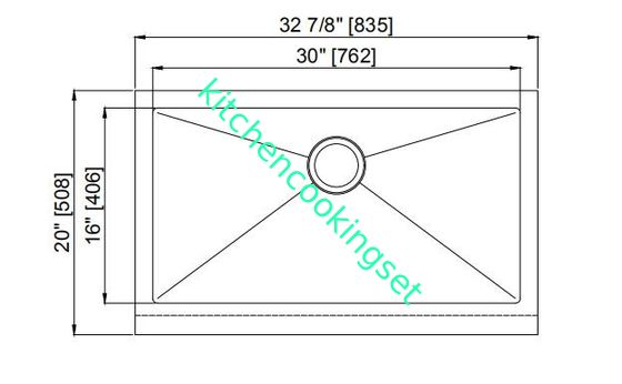 fregaderos de cocina del acero inoxidable del grueso 14g/16g para la garantía de por vida casera