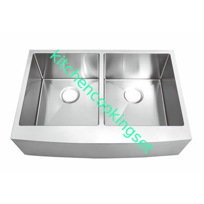 Edelstahl-Spülbecken Undermount-Installations-Art der polierten Oberfläche