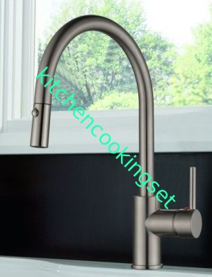 Het geborstelde van de de Tapkraan Gemakkelijke Installatie van de Oppervlakte Moderne Gootsteen Lange Gebruikende Leven