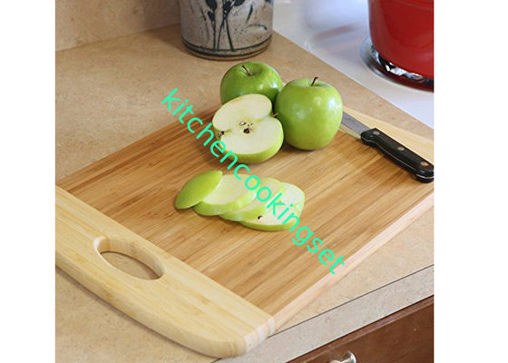 Natural Color Bamboo Cutting Board Food Safe Material Durable OEM Accepted