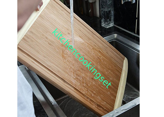 Customized Size Bamboo Cutting Board For Indoor / Outdoor Popular Design