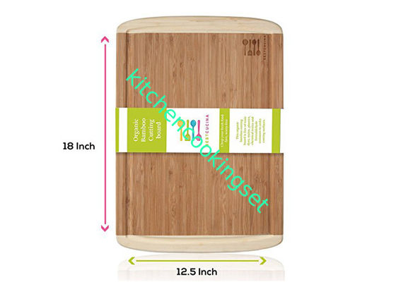 A favor do meio ambiente aprovado de bambu personalizado de FDA da placa de corte