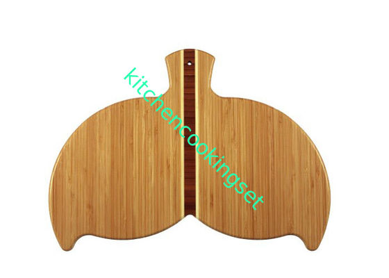 Animal de bambu feito sob encomenda da placa de corte dado forma com embalagem do envoltório do psiquiatra
