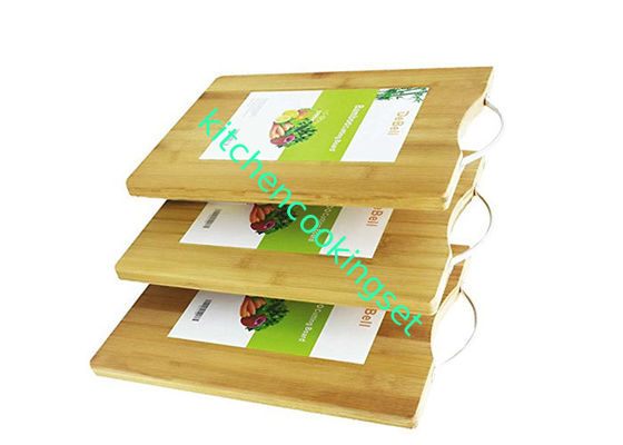 Profissional placa de corte de bambu de 3 partes para a amostra não protegida contra os agentes tóxicos da cozinha disponível