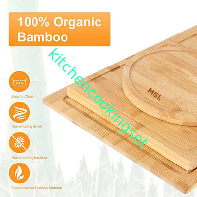 BPA livram a placa de corte de bambu Eco amigável com logotipo da gravura do laser