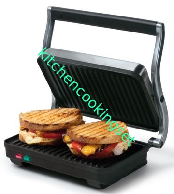 26x17cm 2 شرائح المنزل بانيني الشواية مع الأسلحة الألومنيوم يموت الصب شهادة CETL