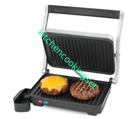 26x17cm 2 شرائح المنزل بانيني الشواية مع الأسلحة الألومنيوم يموت الصب شهادة CETL